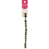 10mm Green - White Colours Round Stone Strung Beads